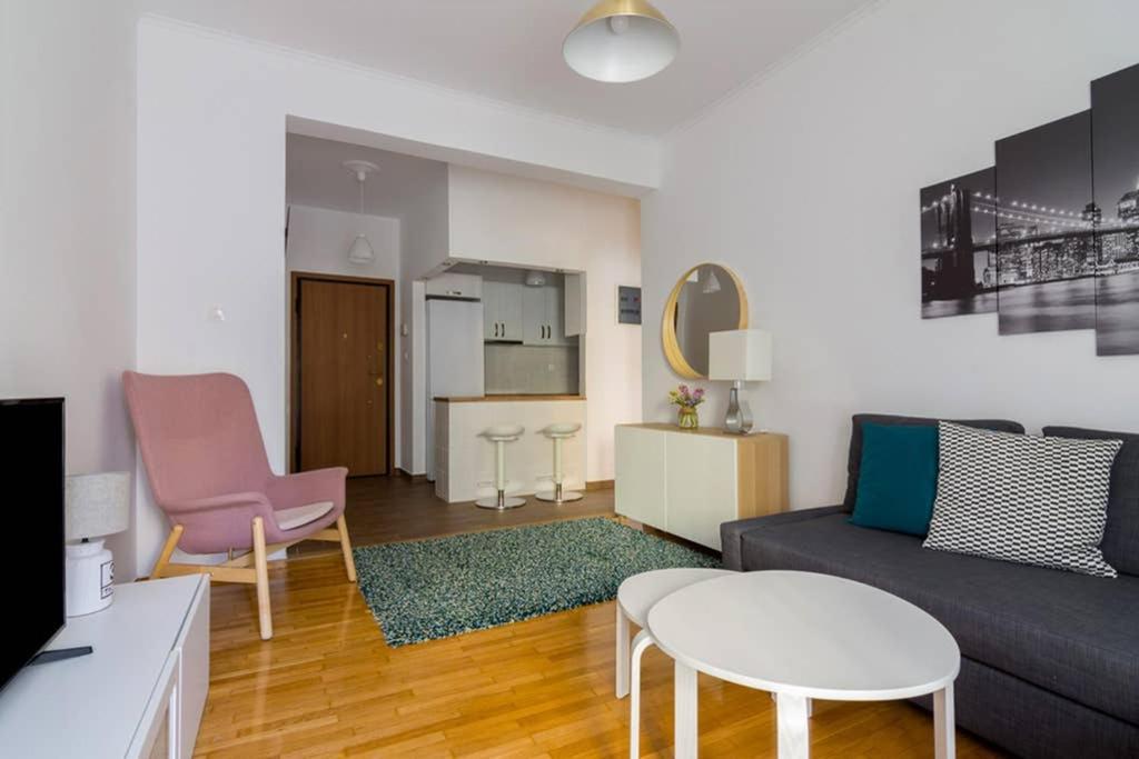 Апартаменти Brand New Decorated Flat For 4 Ppl In Pagrati Афіни Екстер'єр фото