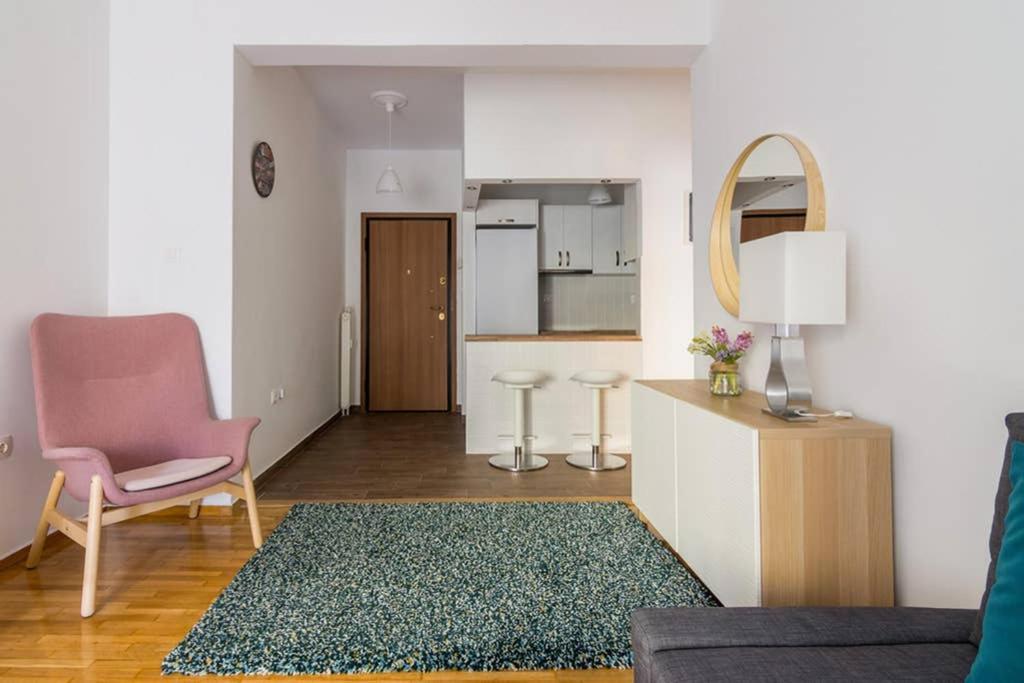Апартаменти Brand New Decorated Flat For 4 Ppl In Pagrati Афіни Екстер'єр фото